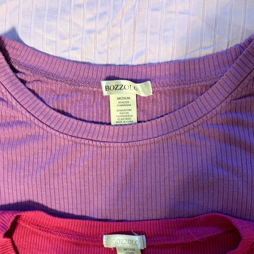 Bozzolo Juniors Short Sleeve Tops in Pink Shades - Picture 3 of 4